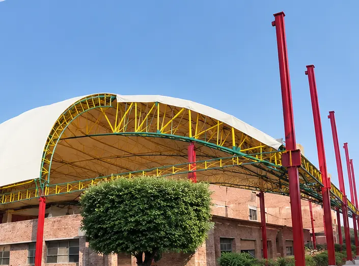 Gyan Bharti School, Saket tensile structure, Ekra Decor &mdash; photograph 3